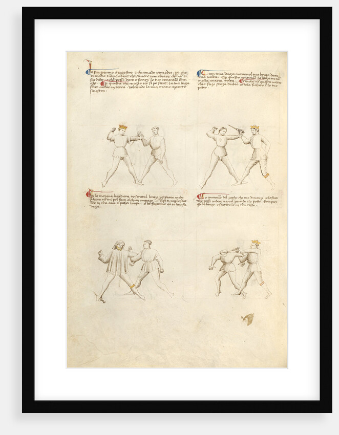 Combat with Dagger by Fiore Furlan dei Liberi da Premariacco