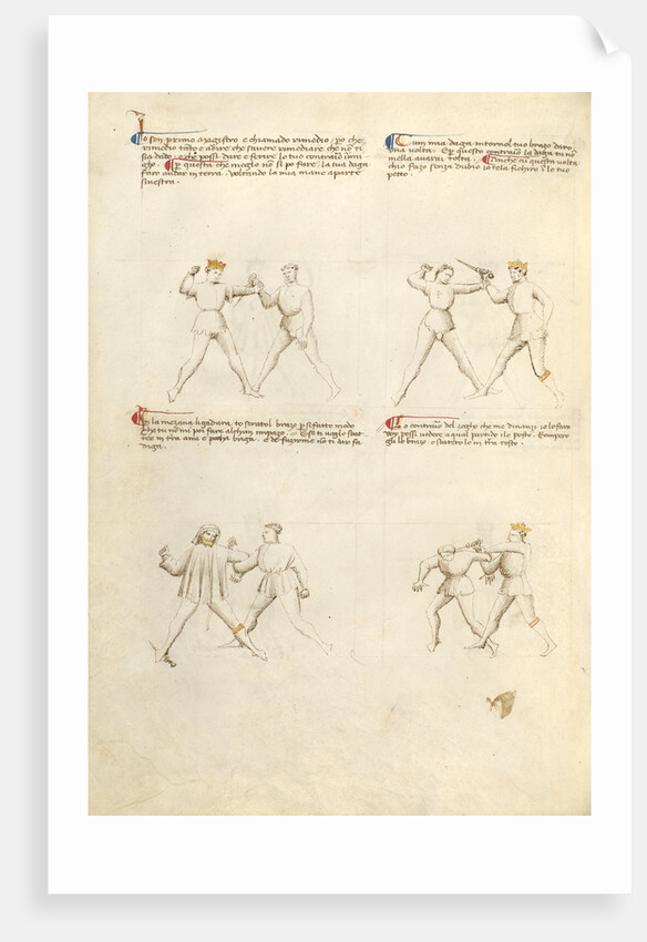 Combat with Dagger by Fiore Furlan dei Liberi da Premariacco