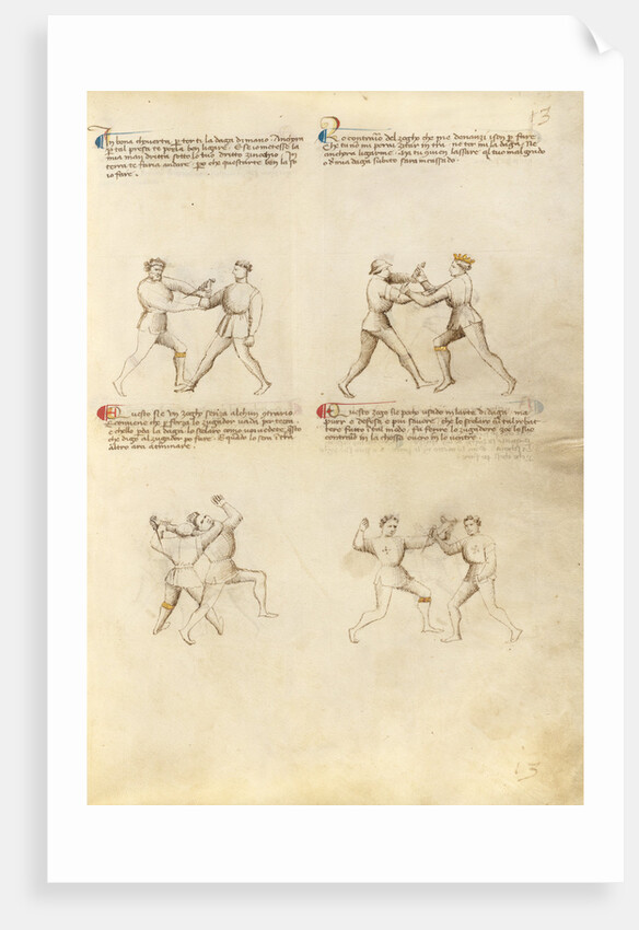 Combat with Dagger by Fiore Furlan dei Liberi da Premariacco