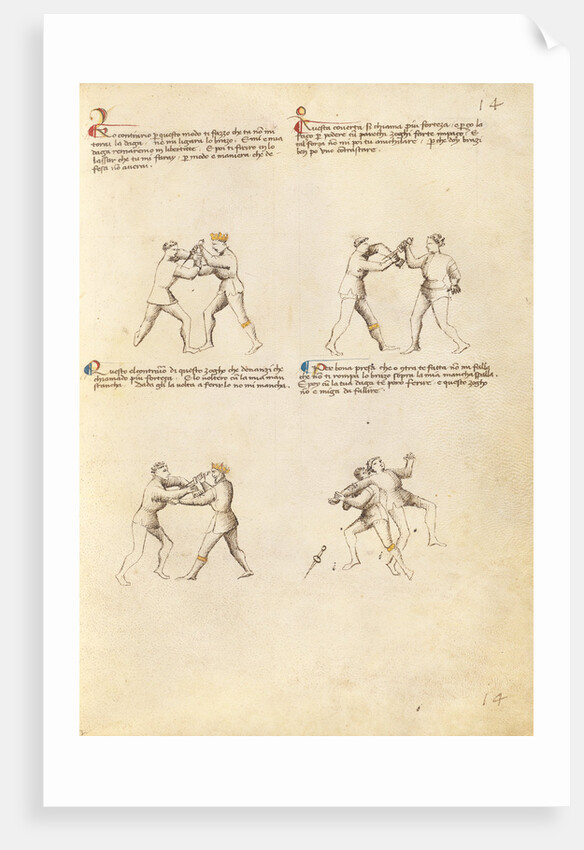 Combat with Dagger by Fiore Furlan dei Liberi da Premariacco