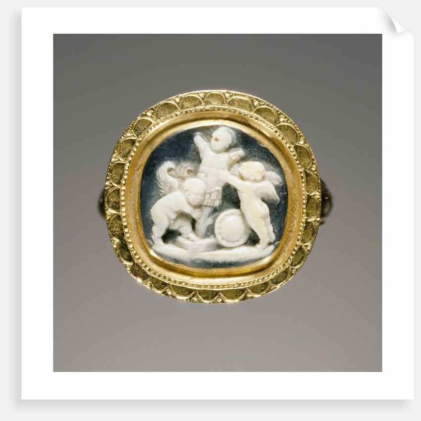 Cameo set into a ring by Anonymous