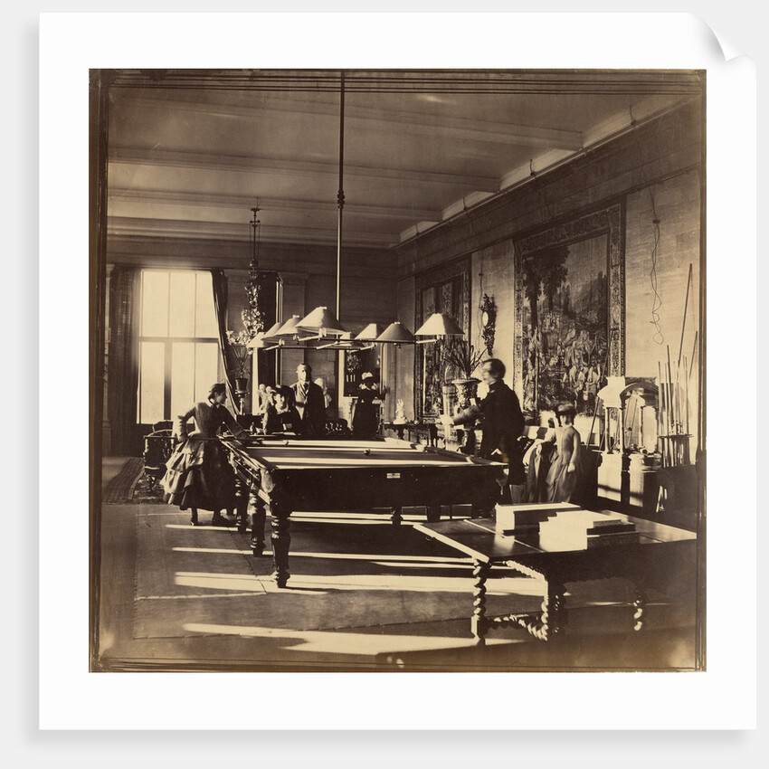 The Billiard Room, Mentmore House by Roger Fenton