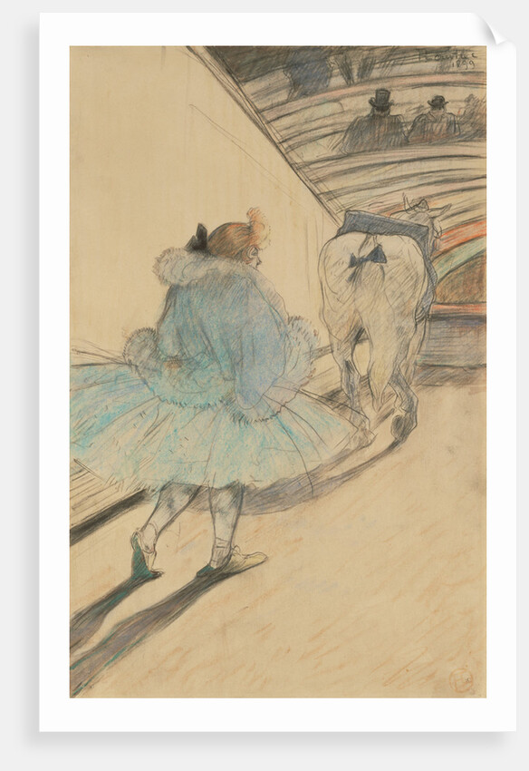 Au cirque: Entrèe en piste by Henri de Toulouse-Lautrec