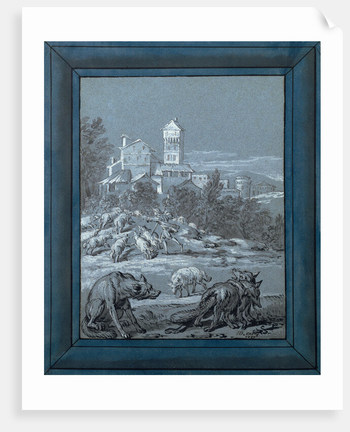 The Wolf and the Fox by Jean-Baptiste Oudry
