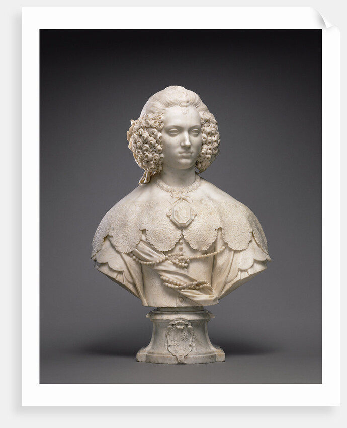 Bust of Maria Cerri Capranica by Alessandro Algardi
