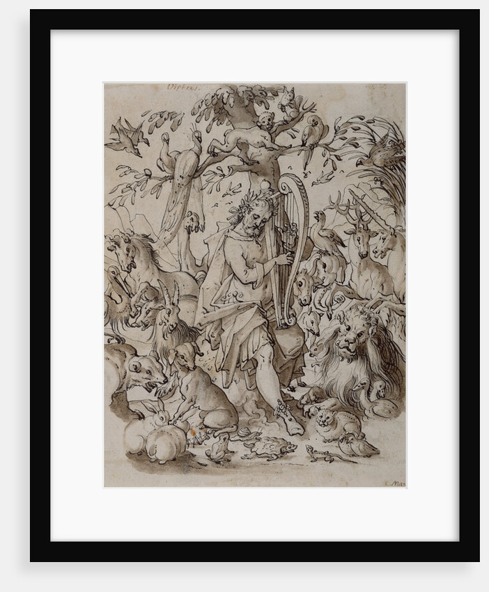 Orpheus Charming the Animals by Josias Murer II