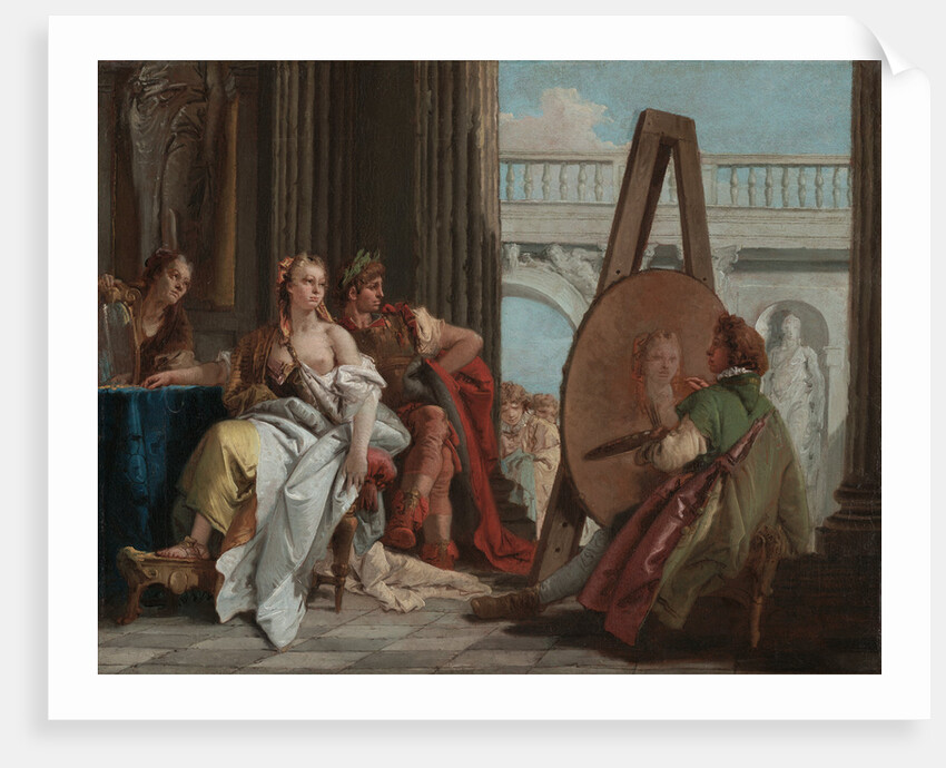 Alexander the Great and Campaspe in the Studio of Apelles by Giovanni Battista Tiepolo