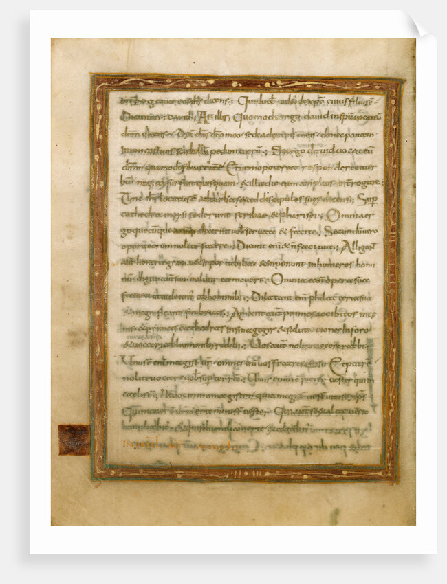Decorated Text Page by Anonymous