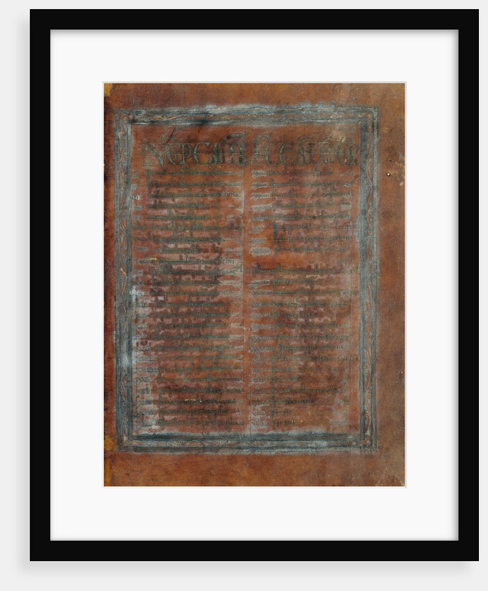 Decorated Text Page by Anonymous