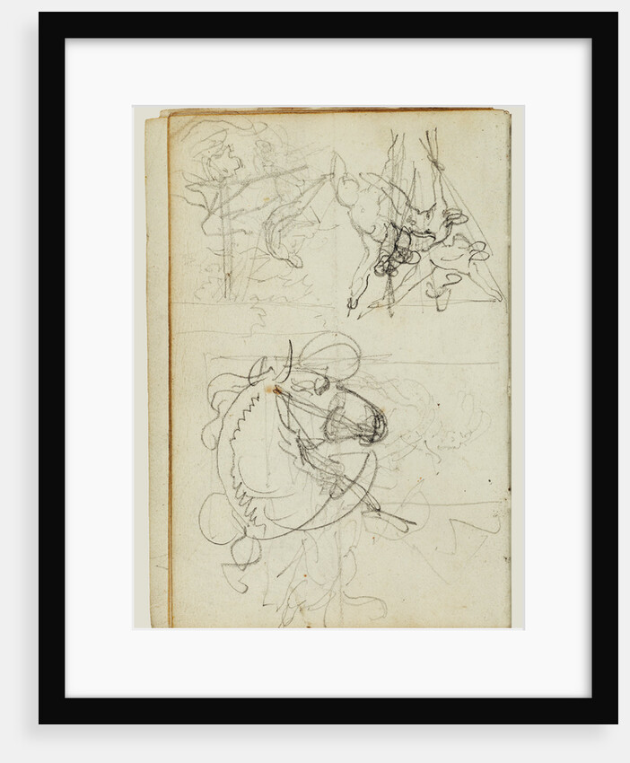 Compositional studies by Théodore Géricault
