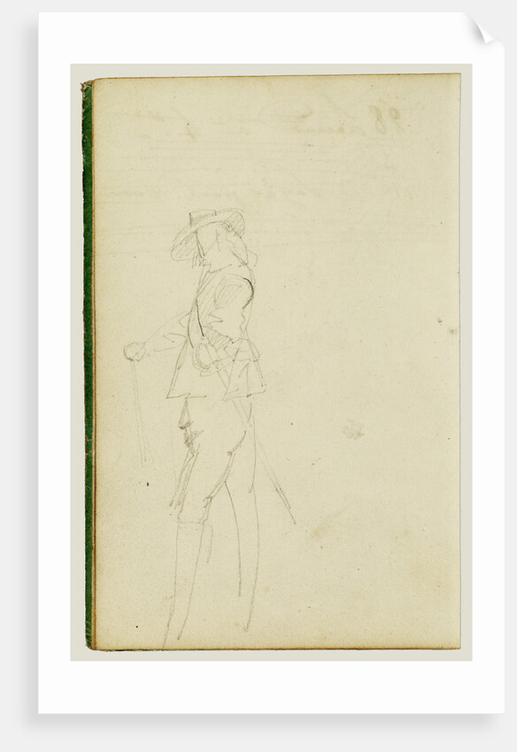 Standing cavalier by Théodore Géricault