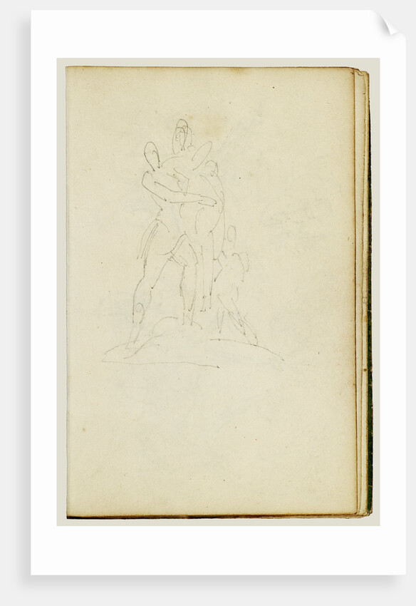 Group of three figures by Théodore Géricault