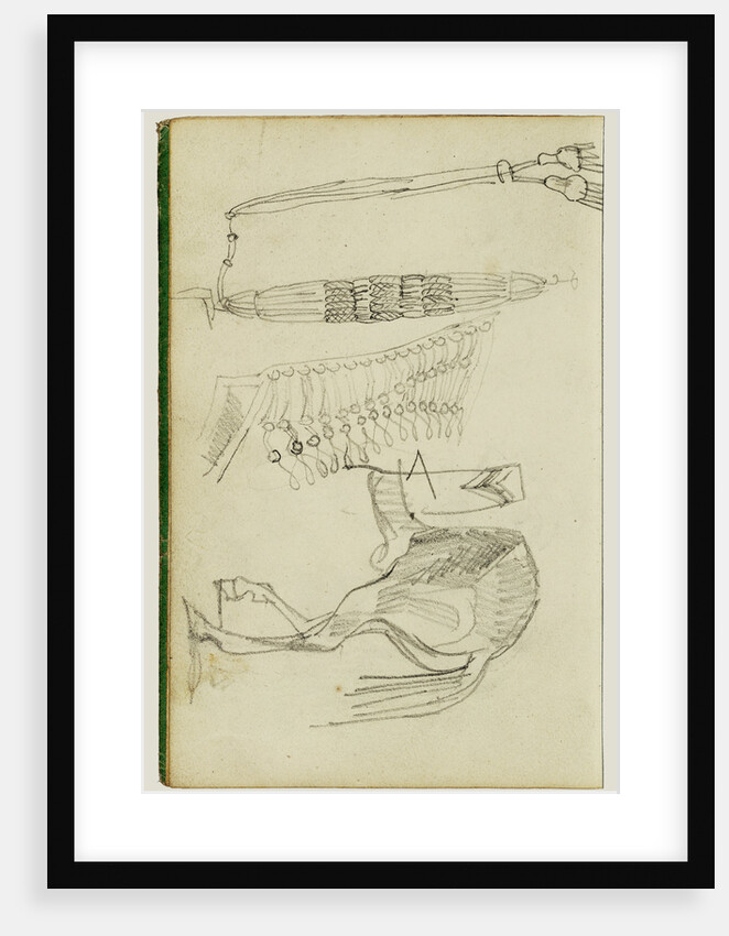 Horse Studies and Tassels by Théodore Géricault