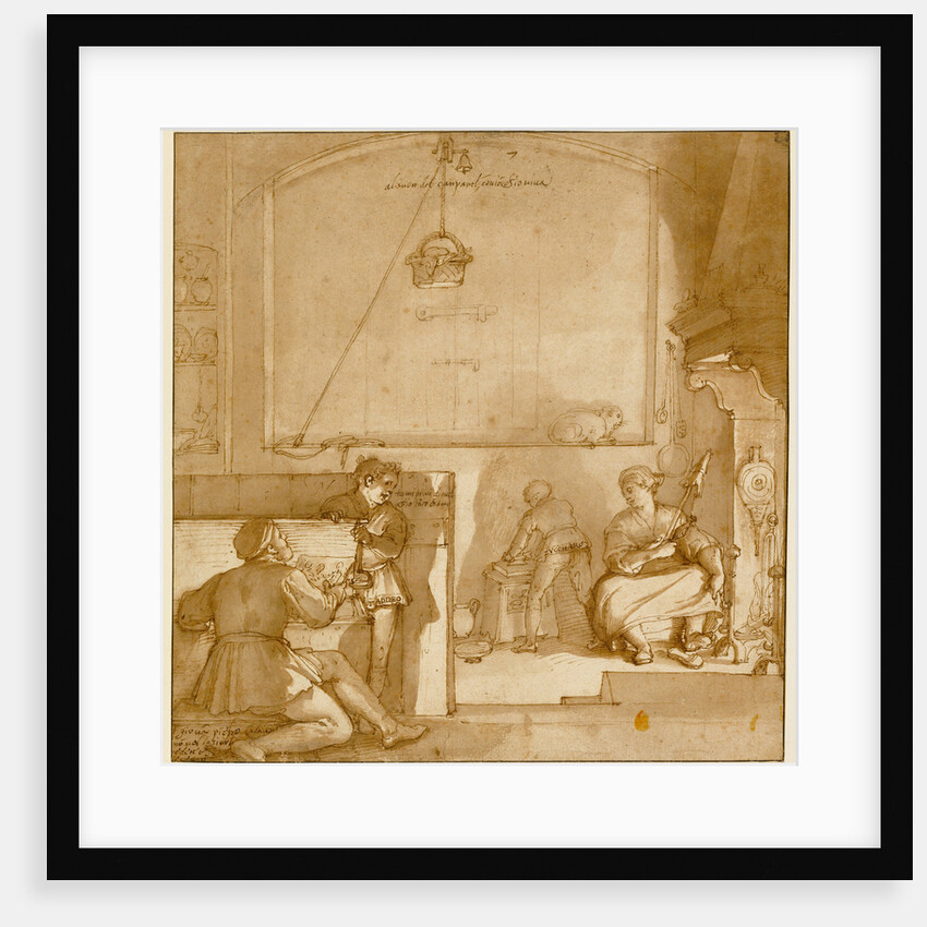 Taddeo in the House of Giovanni Piero Calabrese by Federico Zuccaro