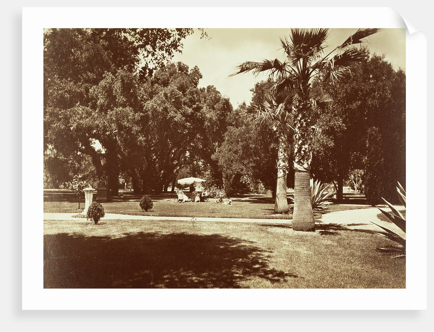 Thurlow Lodge - Tent and Family Group by Carleton Watkins