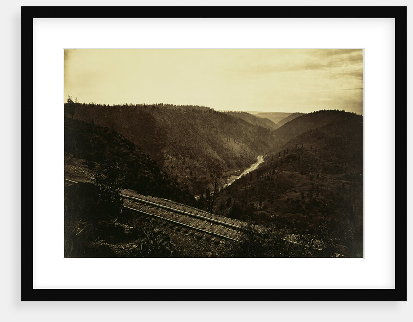 The Cañon of the American River, C.P.R.R. by Carleton Watkins