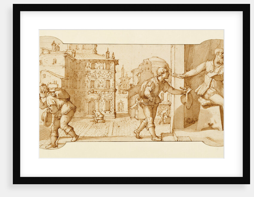 Taddeo Rebuffed by Francesco Il Sant'Angelo by Federico Zuccaro