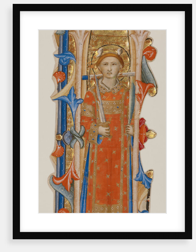 Initial I: A Martyr Saint by Lippo Vanni