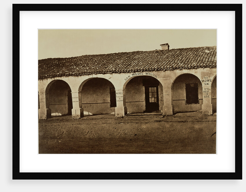 San Miguel Mission by Carleton Watkins