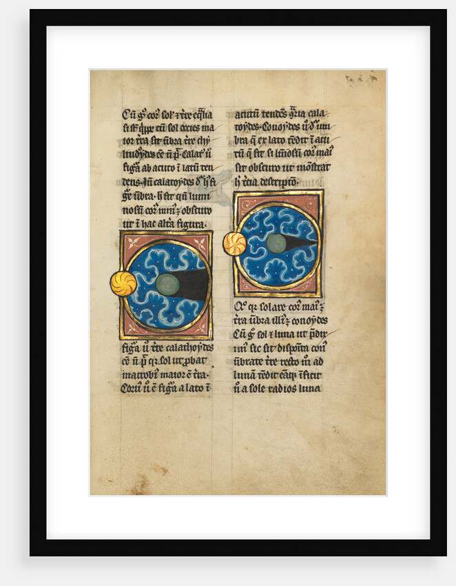 Two Diagrams with the Sun and the Moon by Anonymous