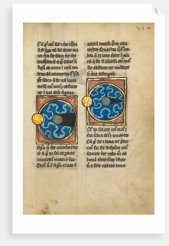 Two Diagrams with the Sun and the Moon by Anonymous