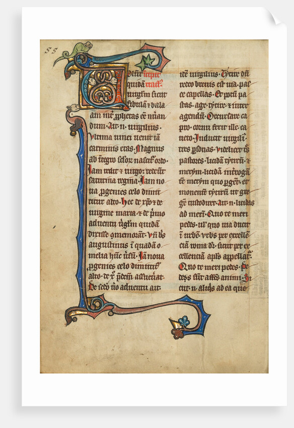 Decorated Initial V by Anonymous