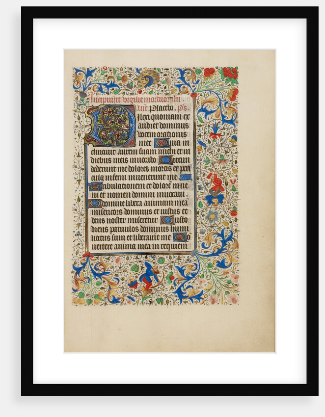 Decorated Text Page by Anonymous