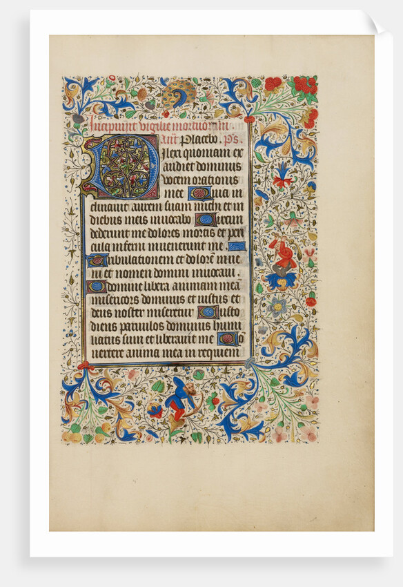 Decorated Text Page by Anonymous
