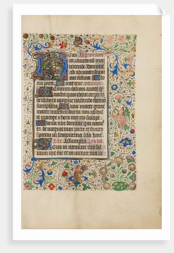 Decorated Text Page by Anonymous
