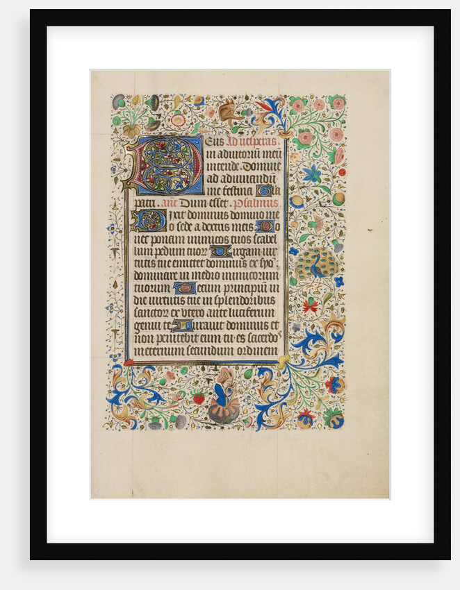 Decorated Text Page by Anonymous