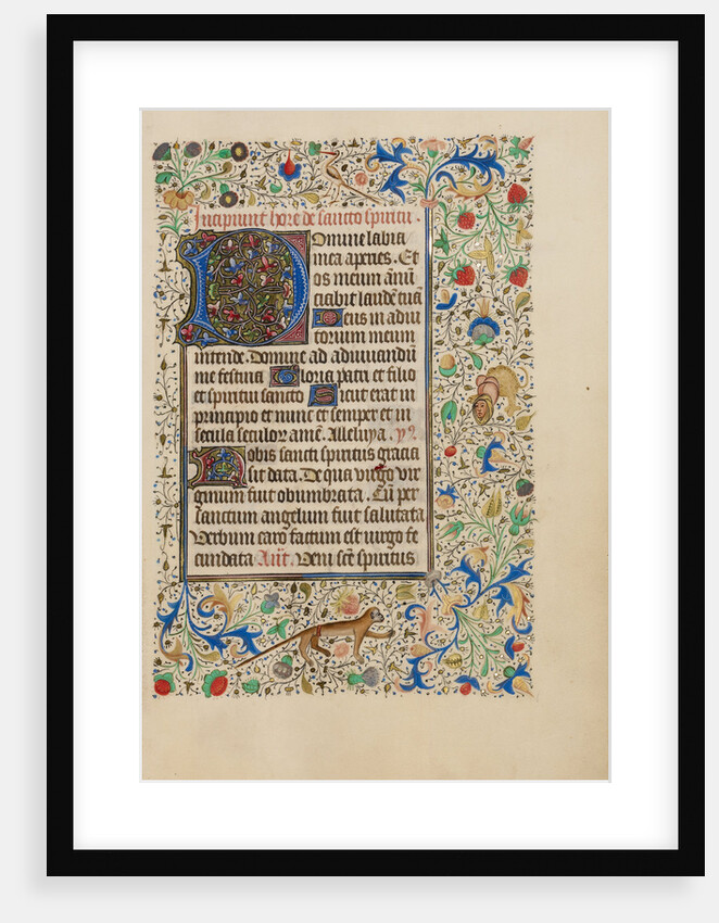 Decorated Text Page by Anonymous