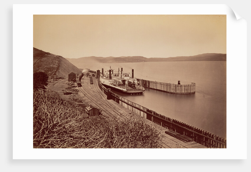 The Ferryboat Solano by Carleton Watkins