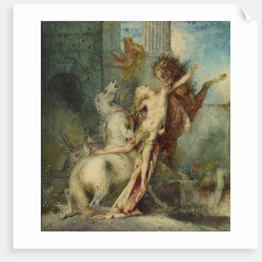 Diomedes Devoured by Horses by Gustave Moreau
