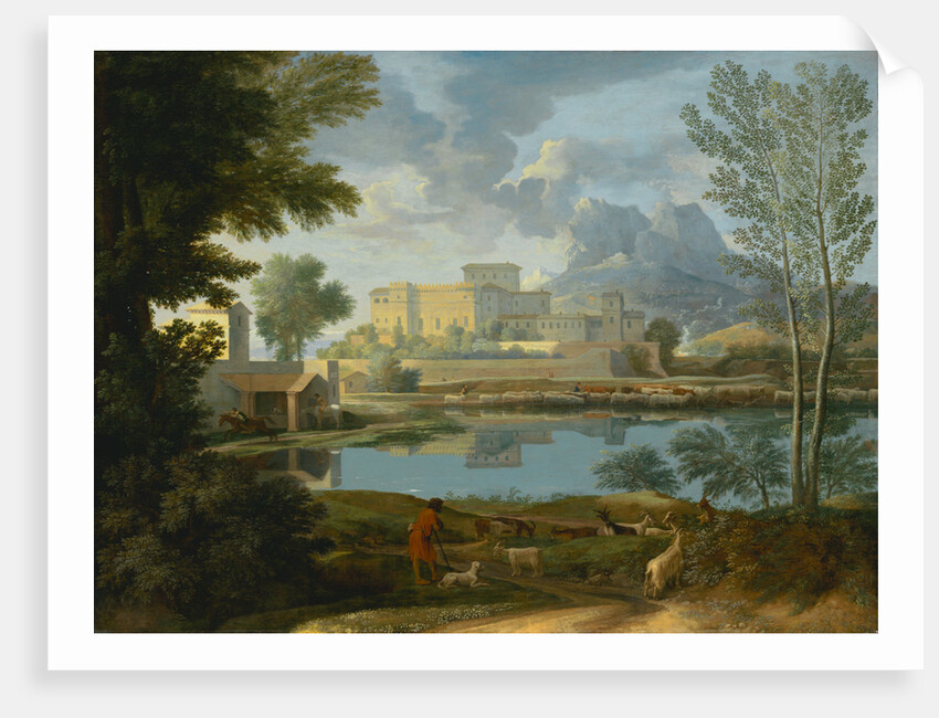 Landscape with a Calm (Un Temps calme et serein) by Nicolas Poussin