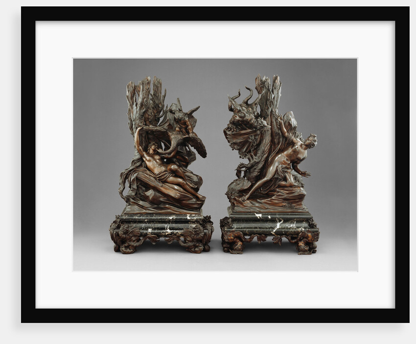 Andromeda and the Sea-Monster, Leda and the Swan by Massimiliano Soldani-Benzi