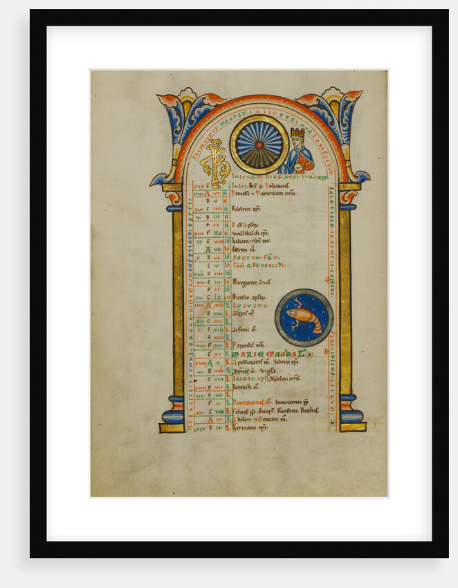 Julius Caesar, Zodiacal Sign of Cancer by Anonymous