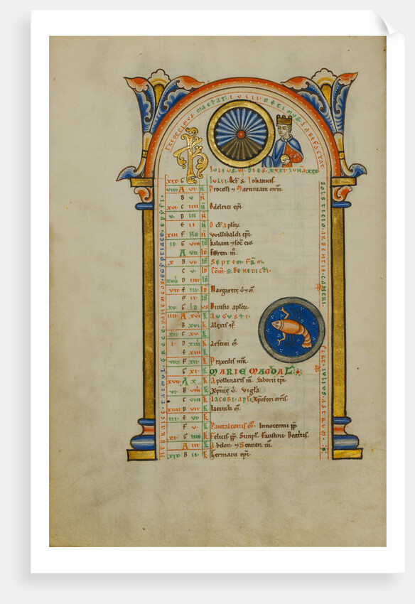 Julius Caesar, Zodiacal Sign of Cancer by Anonymous