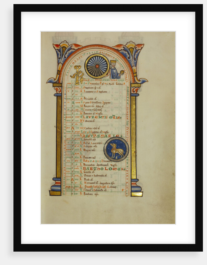 Augustus Caesar, Zodiacal Sign of Leo by Anonymous