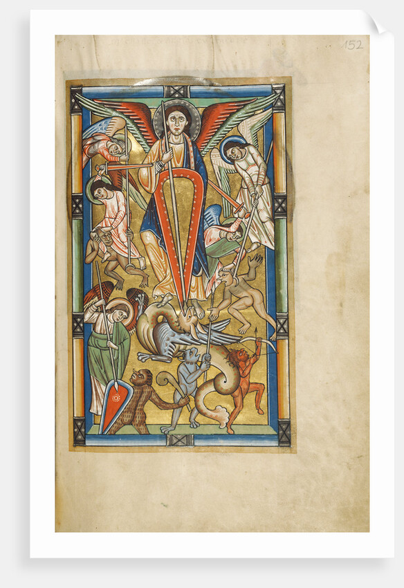 Saint Michael Battling the Dragon by Anonymous