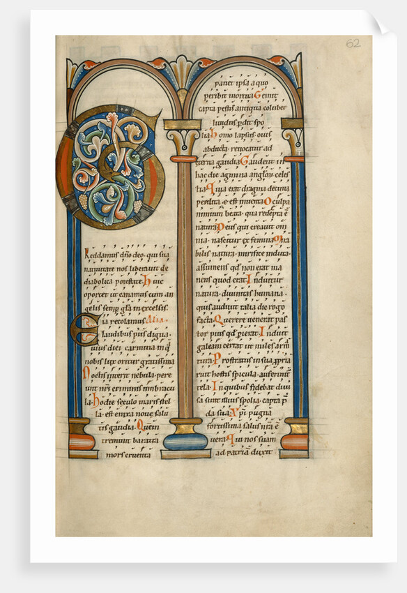 Decorated Text Page by Anonymous