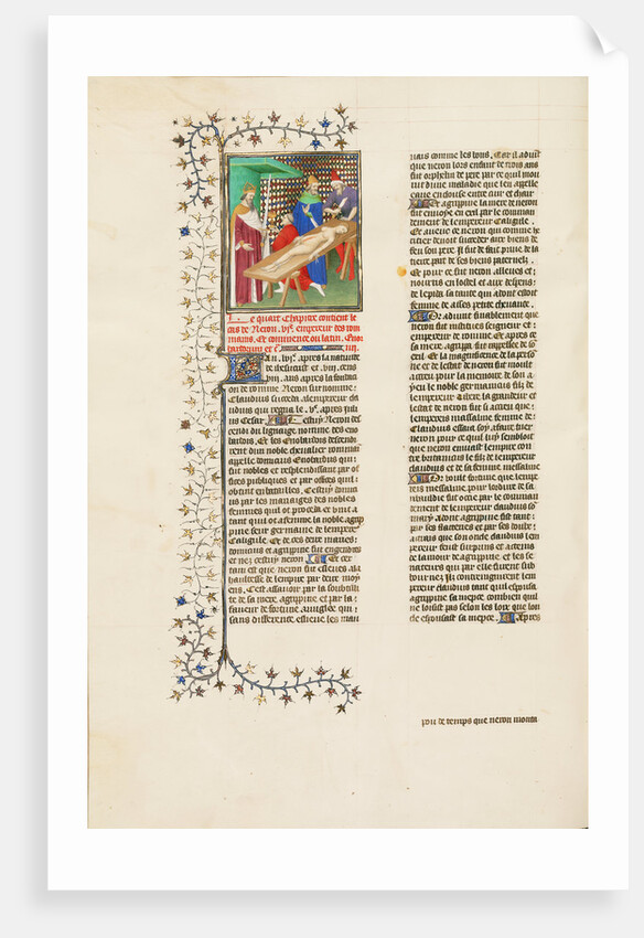 Nero Pauses for a Drink during the Mutilation of His Mother's Body by Anonymous