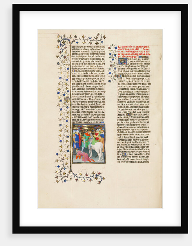 Shapur, King of Persia, Humiliates the Roman Emperor Valerian by Anonymous