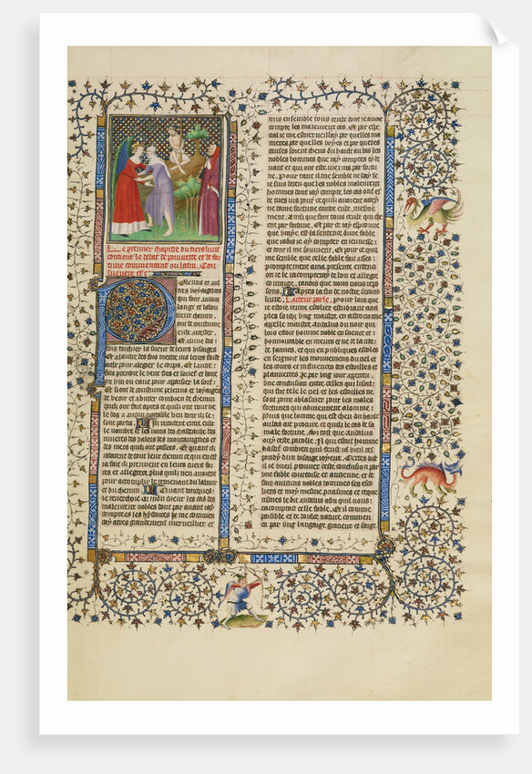 The Struggle between Fortune and Poverty by Boucicaut Master and workshop