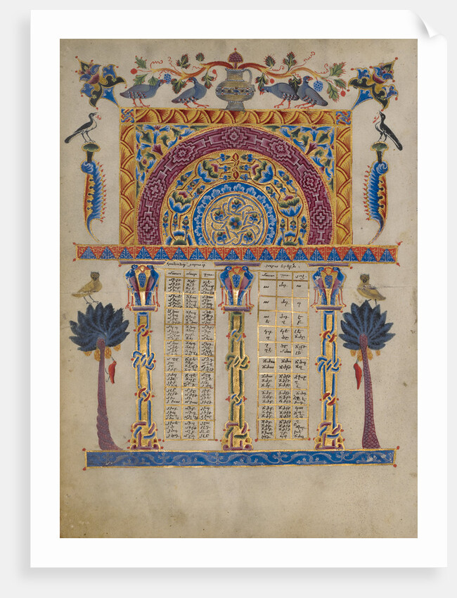 Canon Table Page by T'oros Roslin