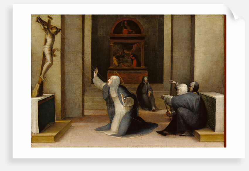 Saint Catherine of Siena Receiving the Stigmata by Domenico Beccafumi