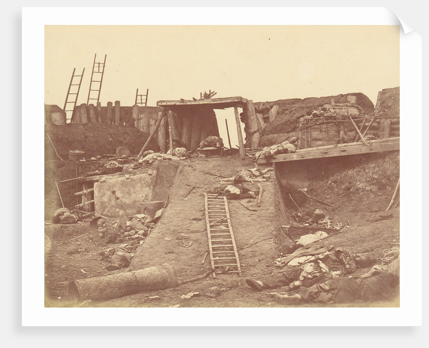 Interior of the Angle of North Fort by Felice Beato