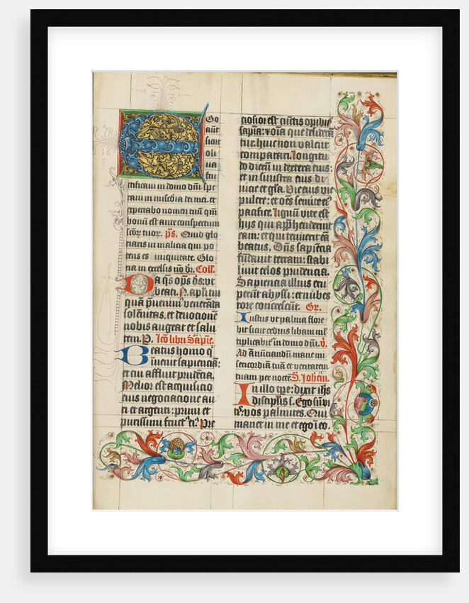 Decorated Initial E by Anonymous