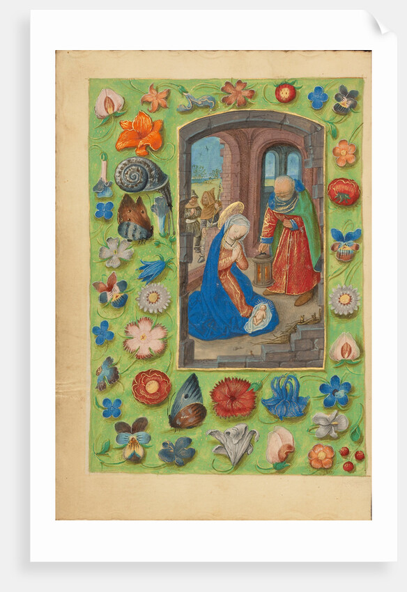 The Nativity by Master of the Dresden Prayer Book