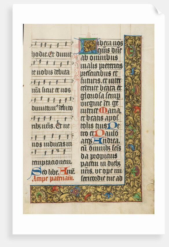 Decorated Text Page by Anonymous