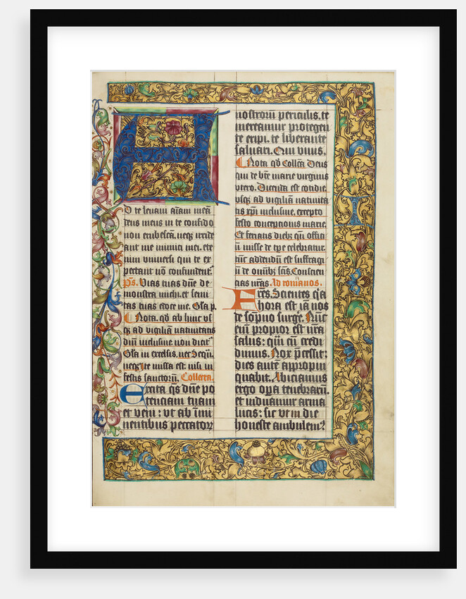 Decorated Initial A by Anonymous